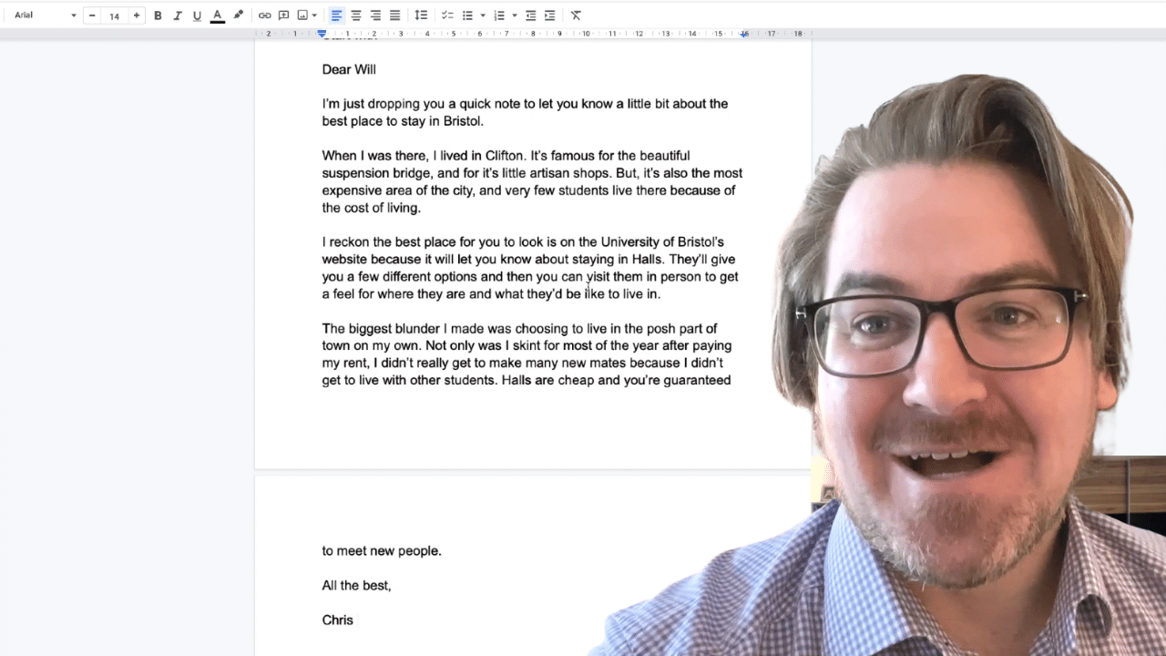 Watch me do an IELTS Writing Test